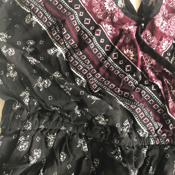 NWT-Target-Jumpsuit-Black and Wine - Picture 6 of 6